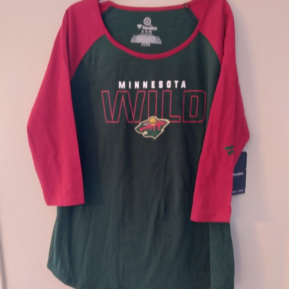 Minnesota wild shirt for women Size XL color green and red - Picture 9 of 14